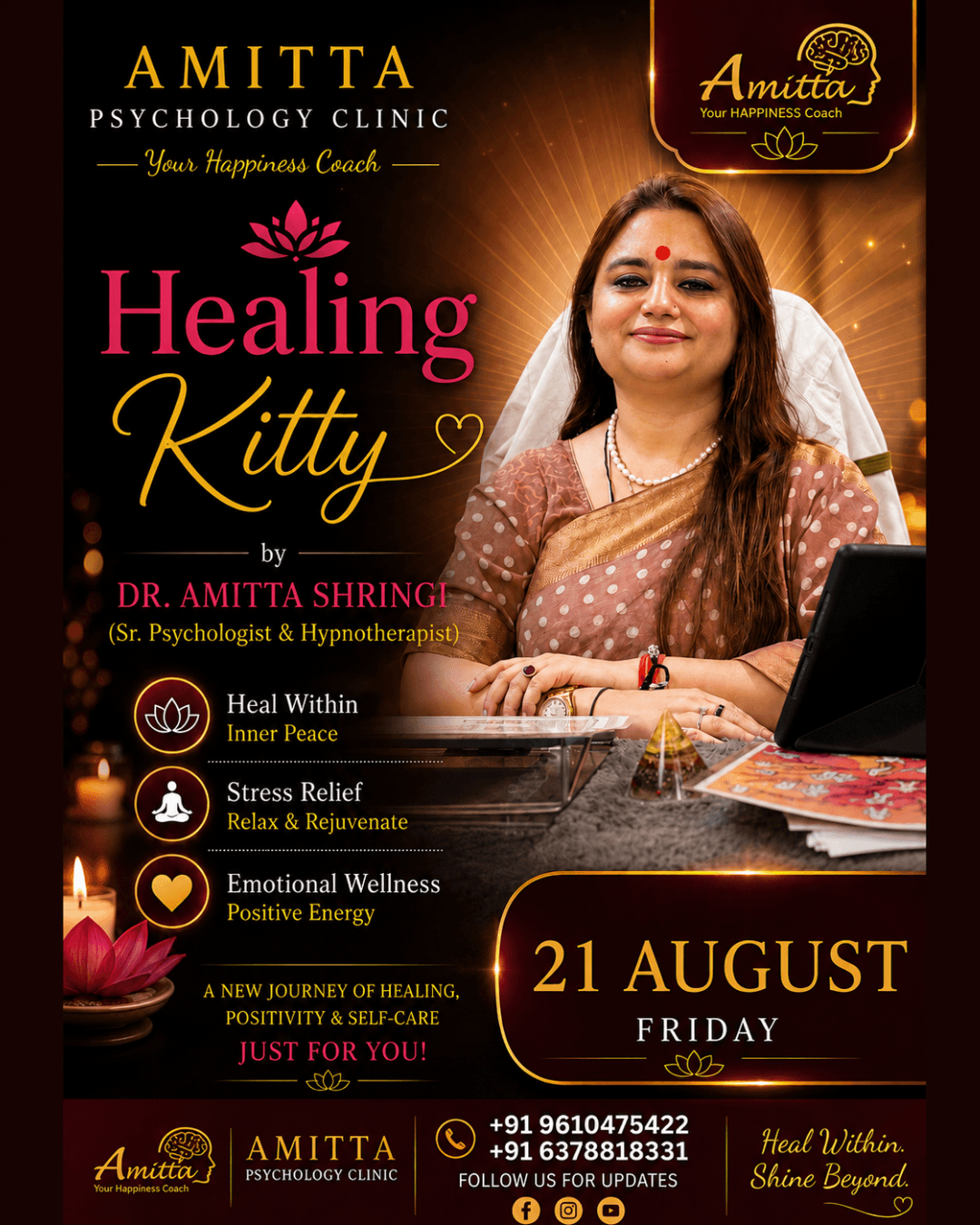 Healing Kitty 2026 gathering at Amitta Psychology Clinic