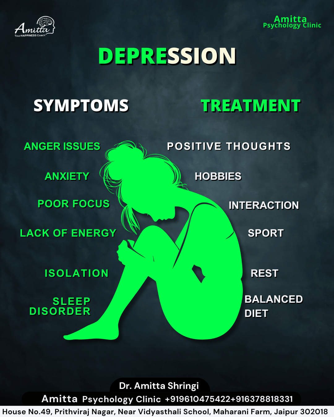 Depression awareness flyer
